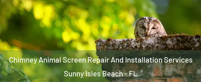  Chimney Animal Screen Repair And Installation Services Sunny Isles Beach - FL