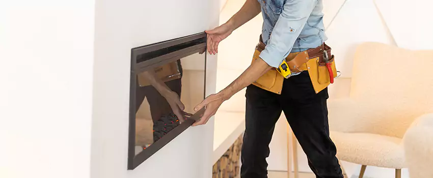 Metal Fireplace Installation in Sunny Isles Beach, Florida