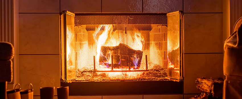 Mendota Hearth Landscape Fireplace Installation in Sunny Isles Beach, Florida